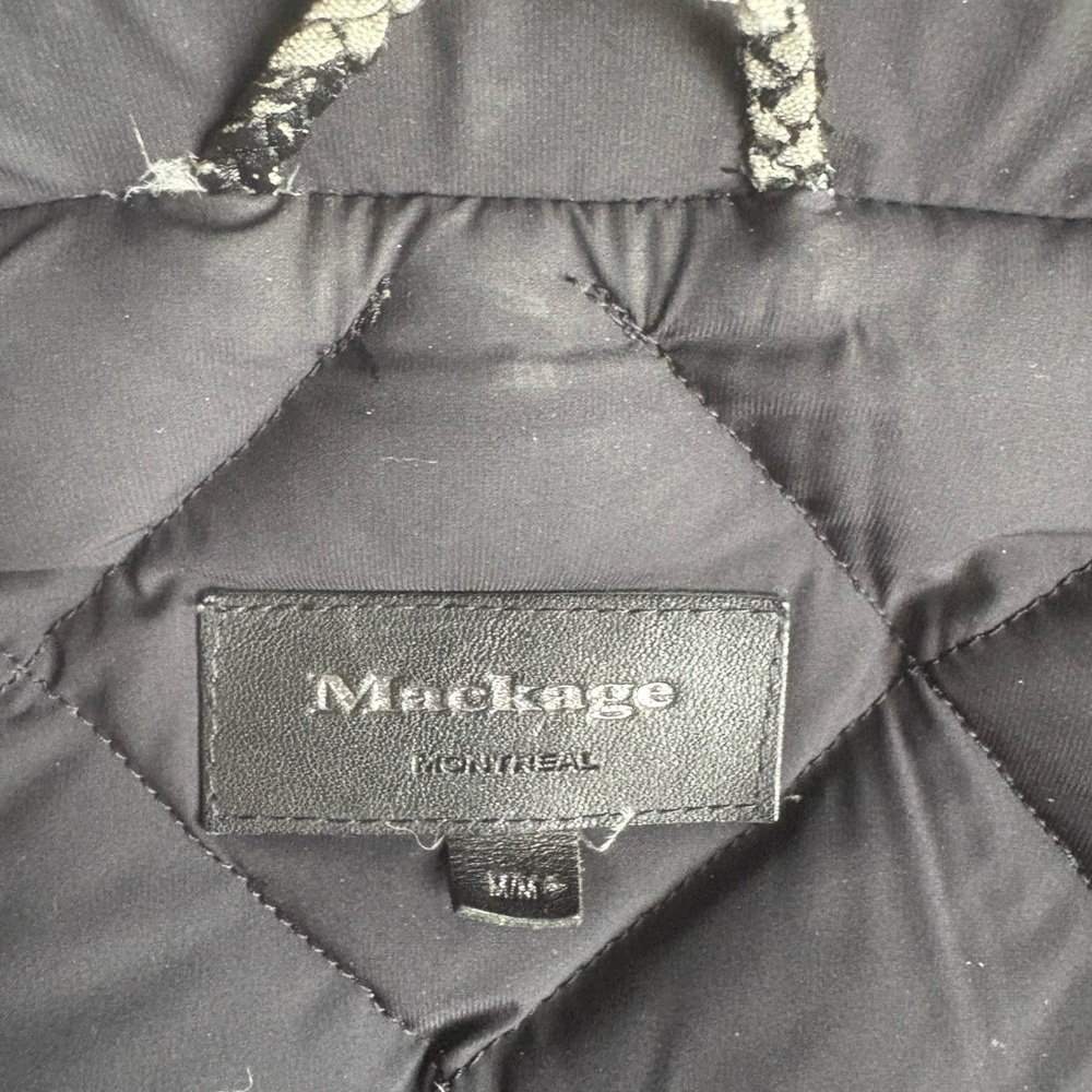 Mackage Women's Black Puffer Coat - Picture 5 of 10